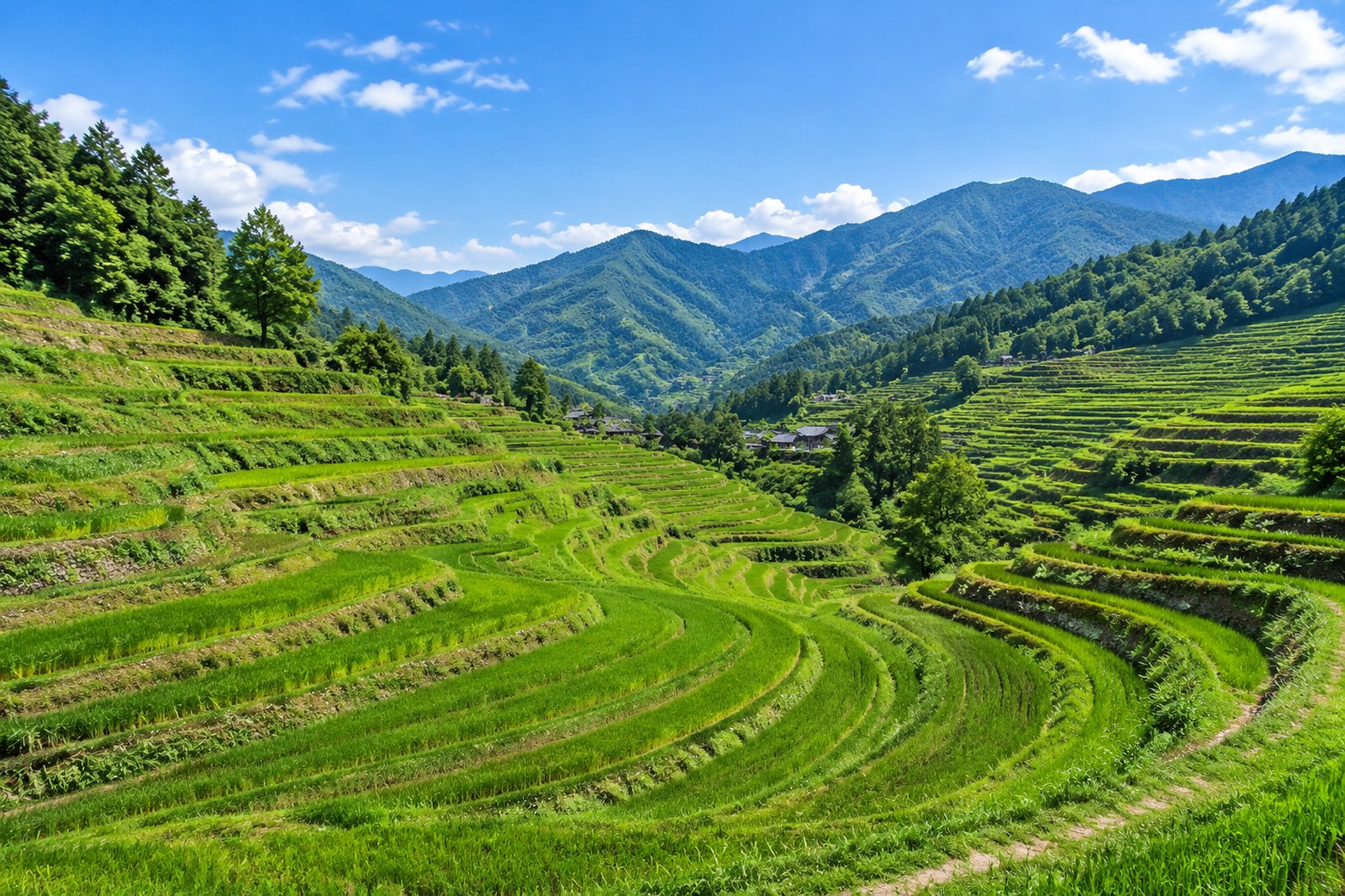南坪乡五谷村种植基地