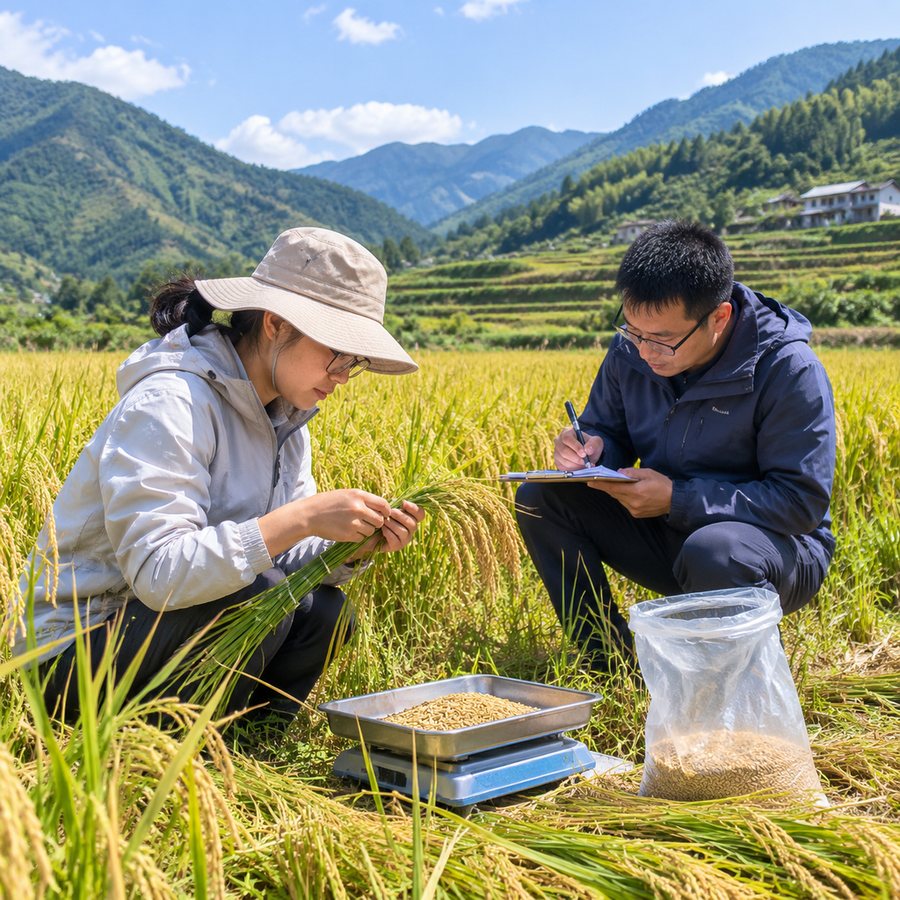 南坪乡山药合作地块完成秋季测产